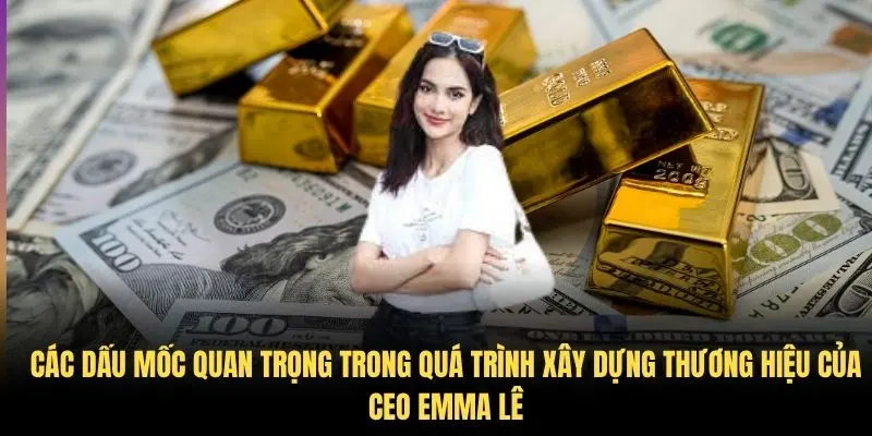 Các dấu mốc quan trọng trong quá trình xây dựng thương hiệu của CEO Emma Lê