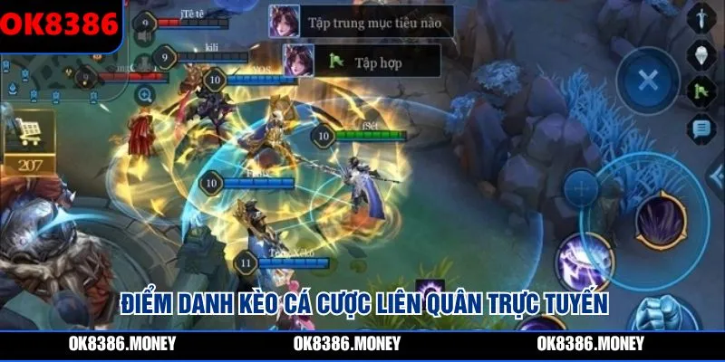 Điểm danh kèo cá cược liên quân trực tuyến